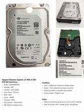 Seagate 6TB 7.2K RPM SAS 12Gb/s 512e 256MB 3.5in SED HDD ST6000NM0195