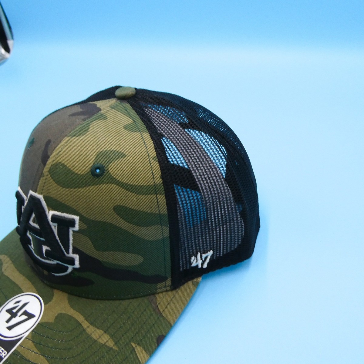 47 Brand Trucker Hat Mens One Size Auburn Tigers Camo Black  \'47 Brand Hat Mens One Size Auburn Tigers Cream Brown Wool Blend Snapback Cap main image 0