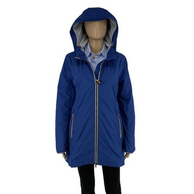 CAMEL ACTIVE Women Blue Hooded Jacket Coat Size EU 34 UK 6 US 4