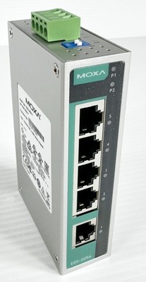 Moxa EDS205A-T 5-Port Industrial Switch 12-48VDC Input *NEW*