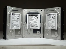 Dell Enterprise 2TB 7.2K RPM 3.5” SAS HDD (HUS723020ALS640) 100% HEALTH-LOT OF 3