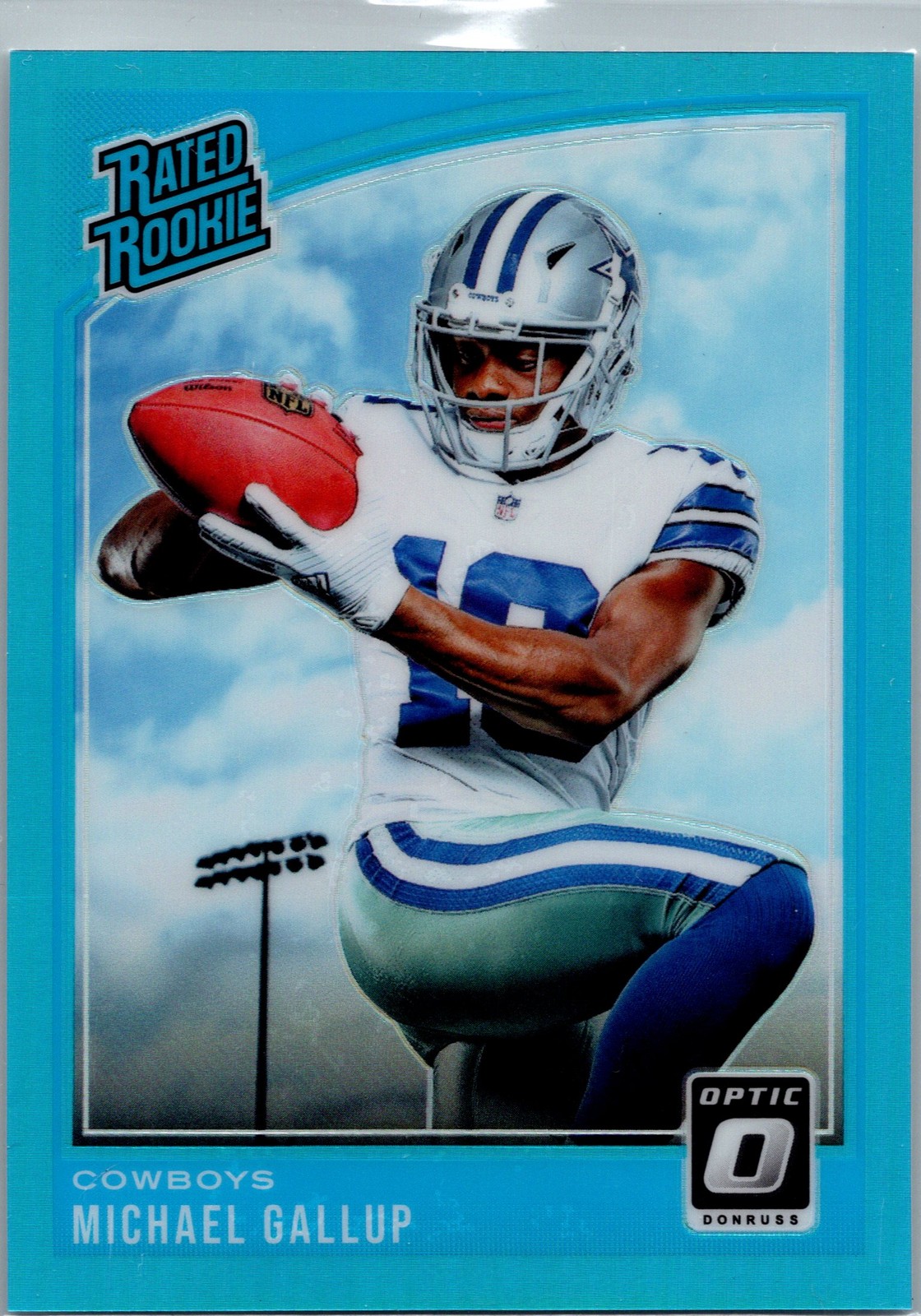2018 Donruss Optic #174 Michael Gallup Holo
