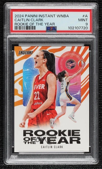 2024 Panini Instant WNBA Rookie of the Year /115750 Caitlin Clark PSA 9 MINT RC