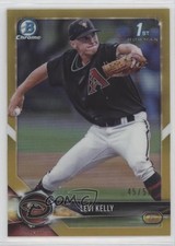 2018 Bowman Draft Chrome Gold Refractor 45/50 Levi Kelly #BDC-102 gu9