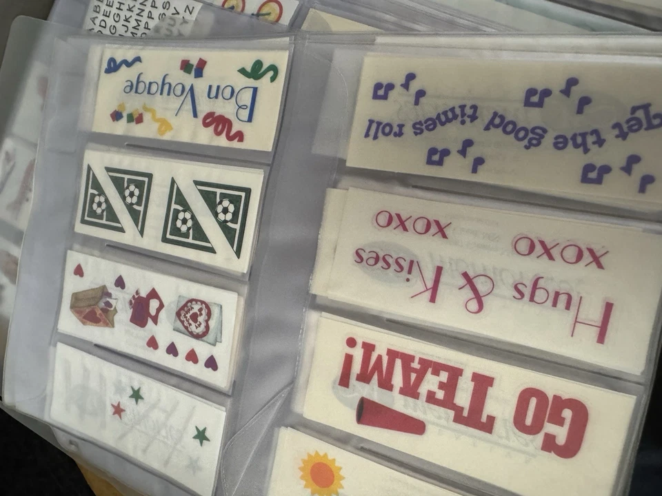 LOTE de pegatinas Creative Memories 18 carpetas álbumes de recortes para hacer tarjetas Foto 3 de 4