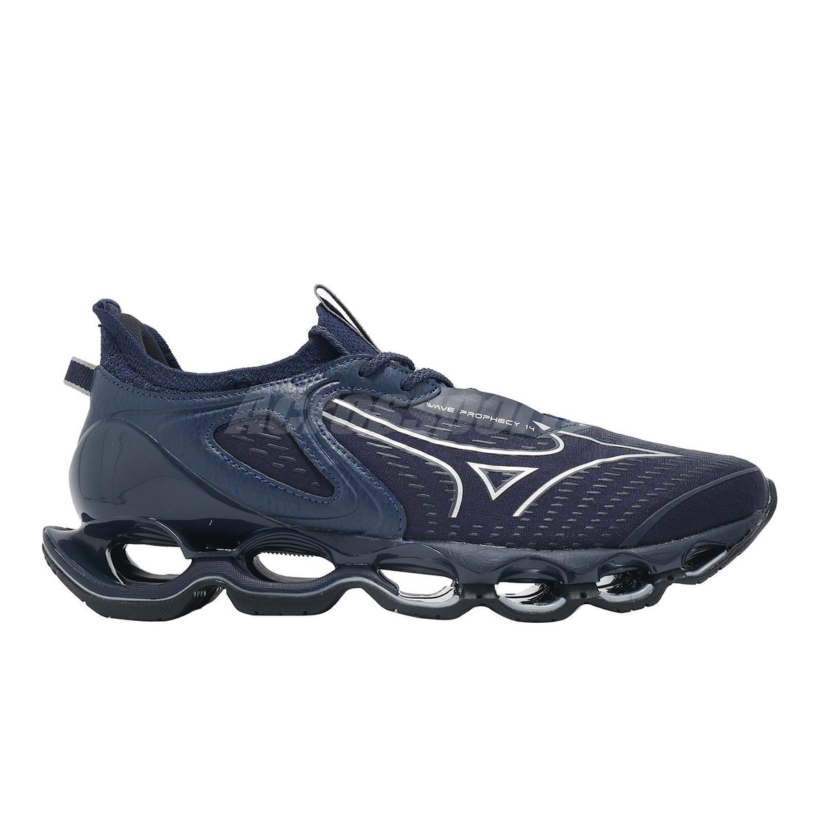 MIZUNO WAVE PROPHECY ミズノ 25SS Mizuno Men's Running Shoes Wave Prophecy 9 Navy x Gray x Red