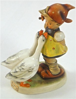 Goebel Hummel Figurine Goose Girl 47 0 5 Inches Full Bee Tmk 2 Ebay