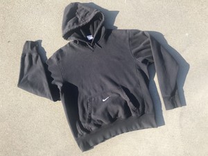 RARAS Antigos Anos 90 com Capuz Nike meio swoosh preto Center Swoosh Moletom Masculino M | eBay