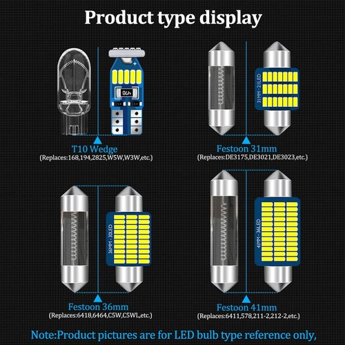 LED Interior Light Bulb For Land Rover Range Rover Evoque L538 2011-2018 - Picture 5 of 14