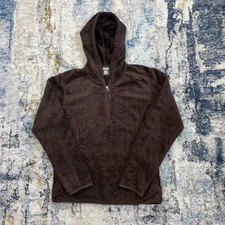 Women’s Nike Acg 1/4 Zip Hooded Fleece With Kangaroo Pocket Brown
