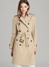 Burberry - Harbourne Trench Coat Long Lenght Honey Beige 8uk/ 6us New With Tags