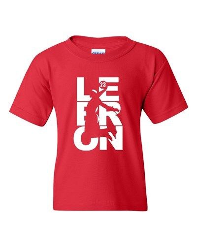 Lebron Cleveland Fan Wear Basketball Sports MVP Novelty Youth Kids T-Shirt Tee - Afbeelding 1 van 9