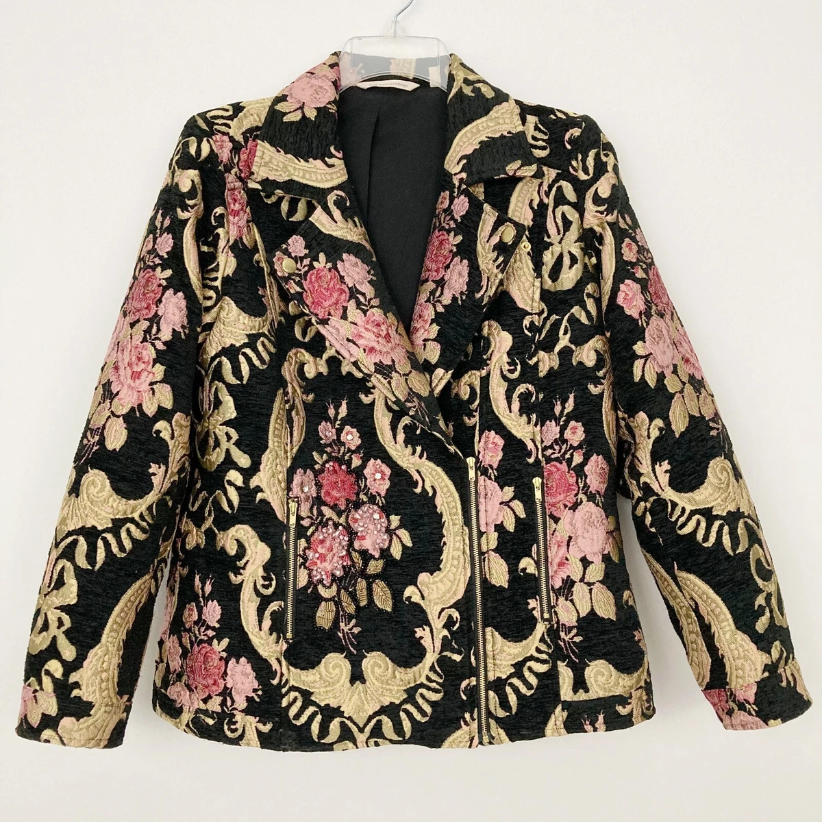 Brocade moto deals jacket