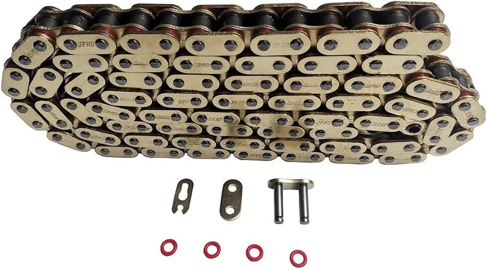 428 Drive Chain 116 Links O-Ring with Connecting Master Links for Motorcycle ATV Foto 4 de 4