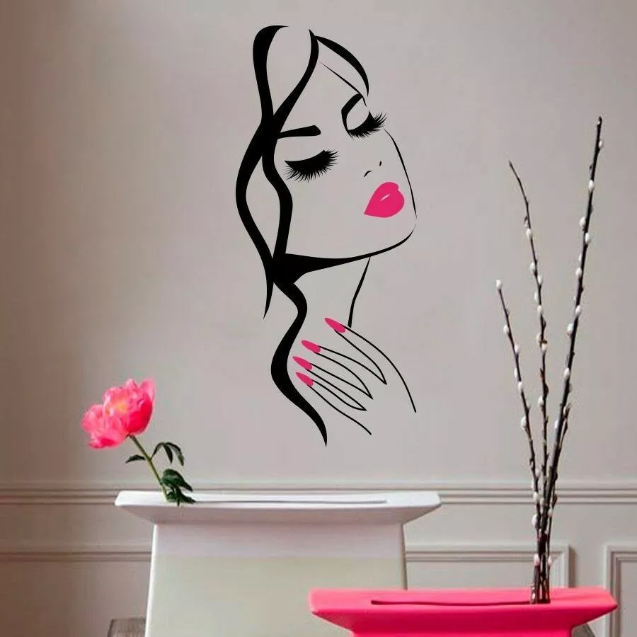 Beauty salon wallpaper outlet