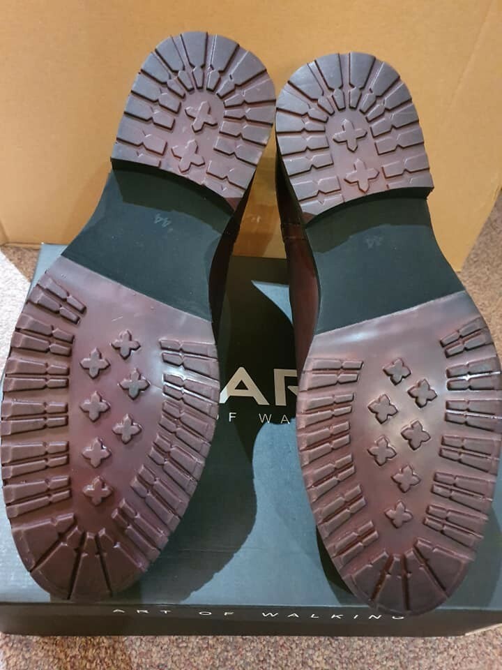 Bottines MARC Homme En Cuir Marron - Taille 44 EU/9.5 UK - Neufes En Boîte