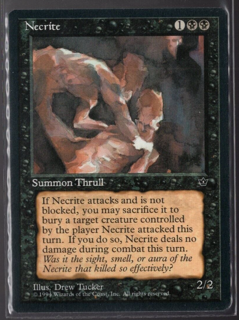 Necrite (Tucker) Vintage Common Fallen Empires Magic The Gathering NM