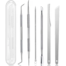 Ingrown Toenail Pedicure Tool Kit(7Pcs), Nail Manicure Kit Stainless Steel Nail 