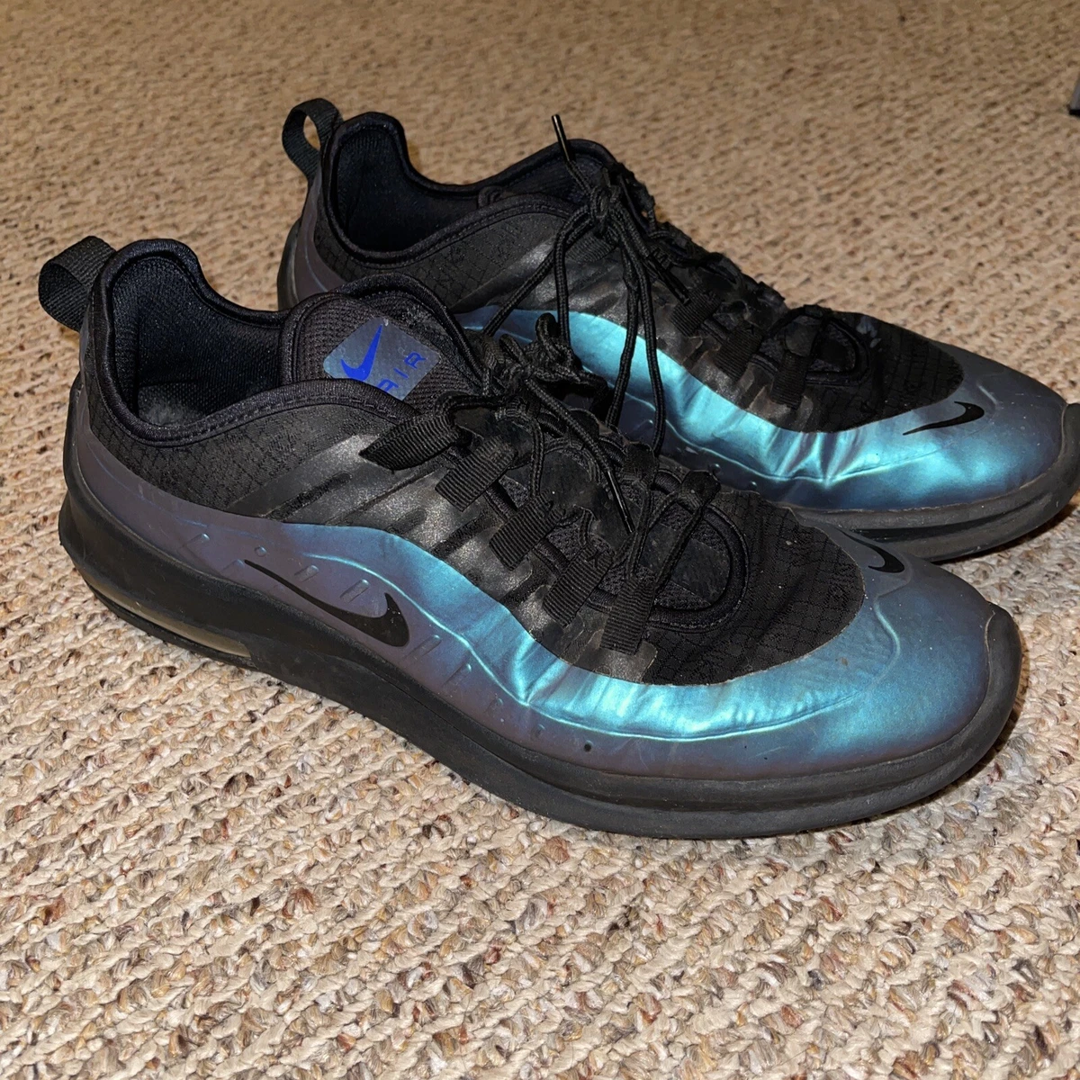 Air Max Axis Premium Throwback Future Black Blue Sneakers Men's Size 12 eBay