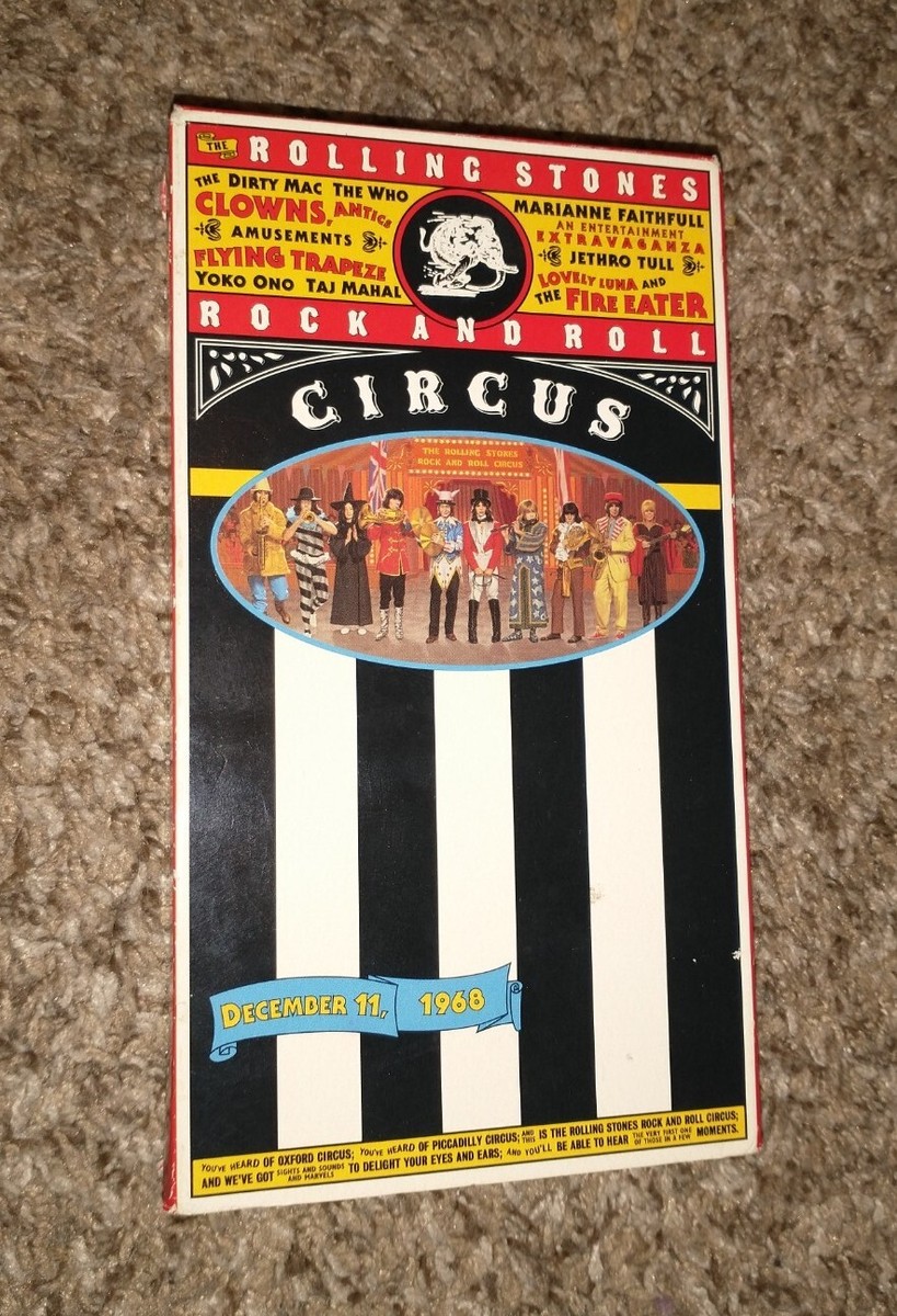 Rolling Stones Rock & Roll Circus [VHS] 38781100336| eBay