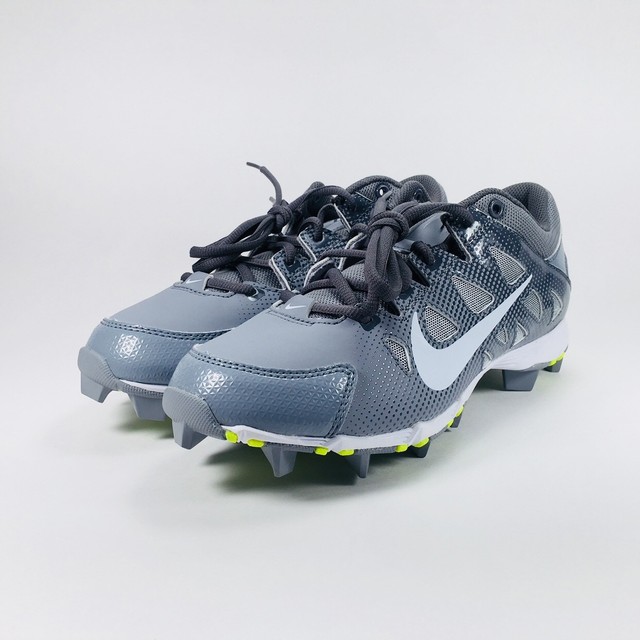 Women's Nike Hyperdiamond Fastflex Softball Cleats 684680011 Gray Size