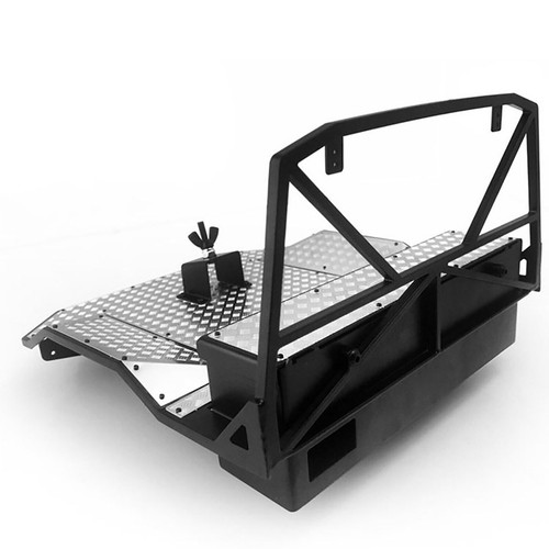For RC4WD 1/10 TF2 Mojave Model Metal Car Body Rear Bucket Fender Mudguard Lamp - Picture 3 of 18
