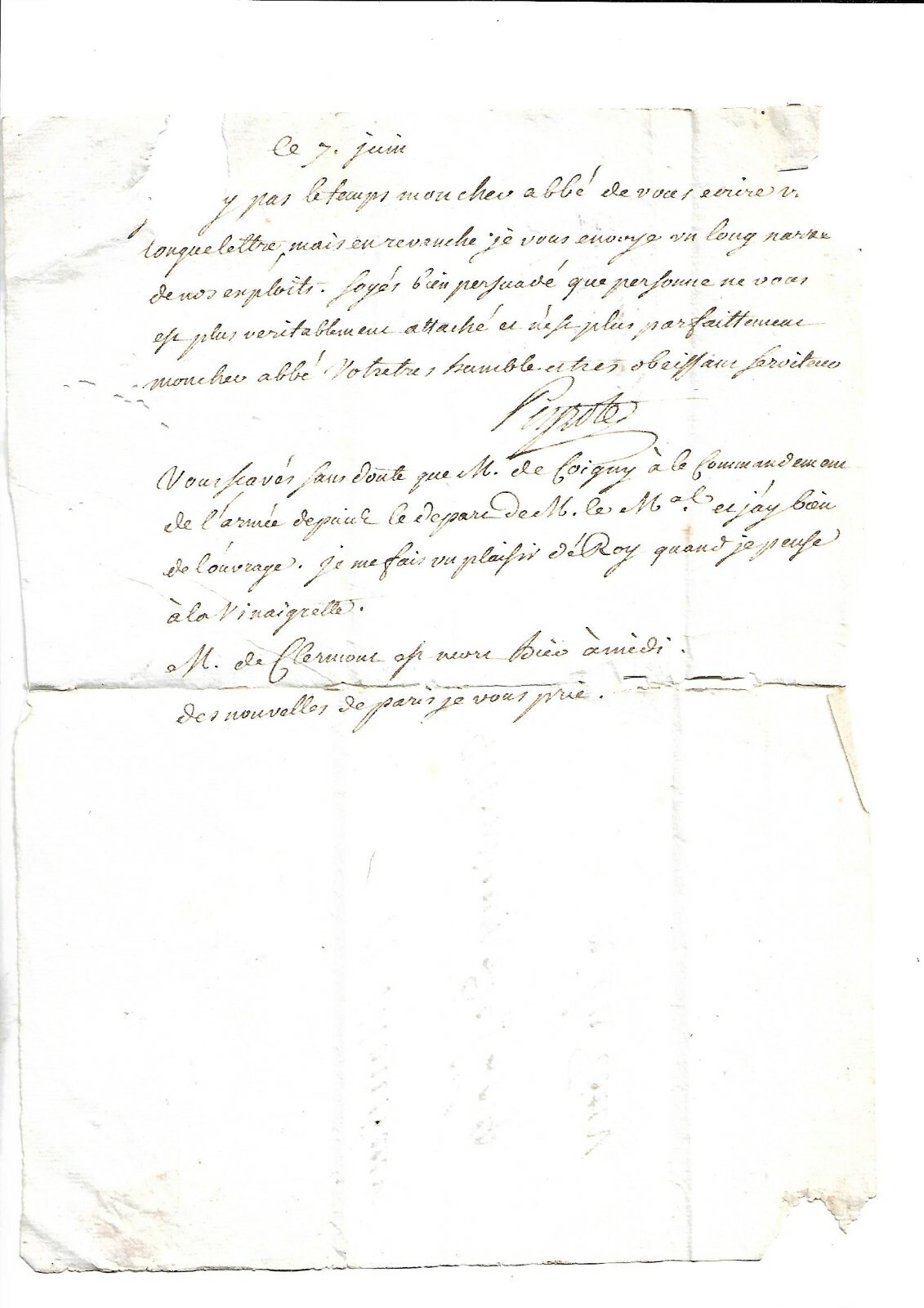 Lettre Révolutionnaire 1795 – Armée D'Italie, Marque Postale, Correspondance Historique