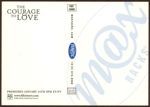 -- The Courage to Love (1999) - Lifetime Movie Poster Reproduction Postcard! - Picture 2 of 2