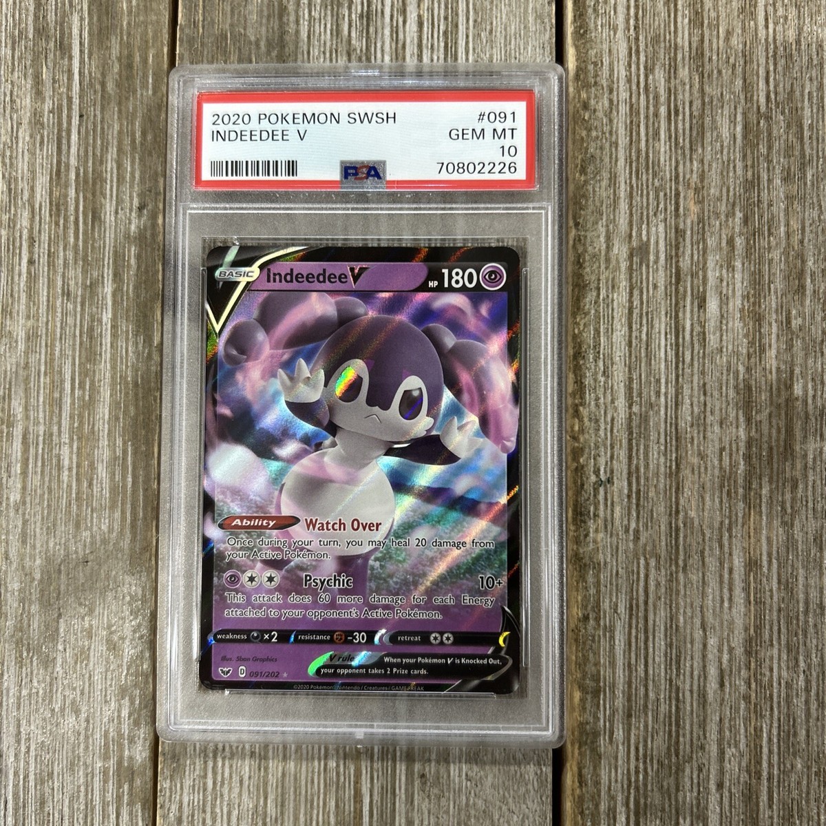 Graded PSA 10 2020 Pokemon SWSH Indeedee V #091 | eBay