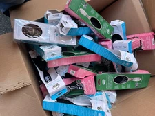 ALL SHINE  18  pc assorted wet brush  designs and solids slightly damaged boxes