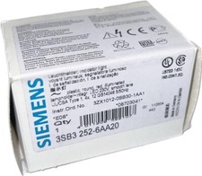 Siemens 3SB3 252-6AA20/3ZX1012-0SB30-1AA1 E:08 Indicator Red