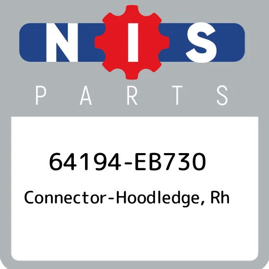 64194-EB730 Nissan Connector-hoodledge, rh 64194EB730, New Genuine 