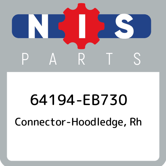 64194-EB730 Nissan Connector-hoodledge, rh 64194EB730, New Genuine 