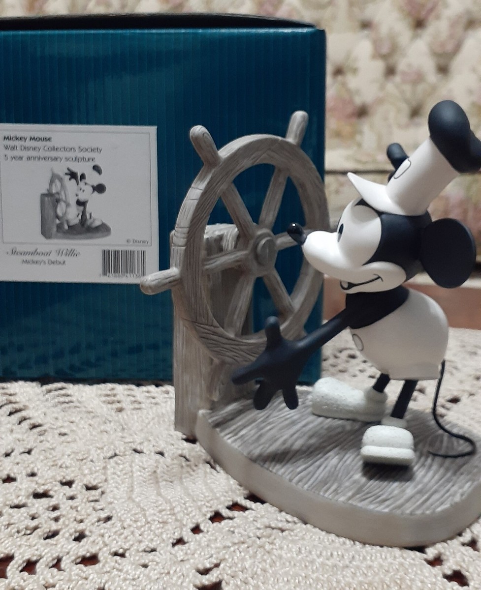 ディズニーWDCC ミッキーマウス Mickey Mouse 陶器製 フィギュア Disney~WDCC~STEAMBOAT WILLIE~MICKEY MOUSE~MICKEY'S DEBUT