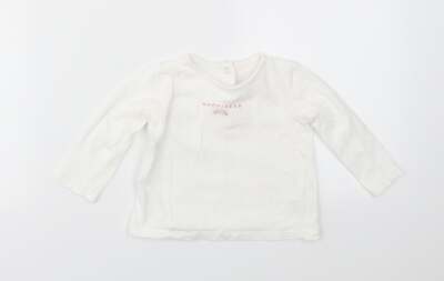 F&F Girls Animal Cotton blend T-Shirt Size 5-6 Years Ne