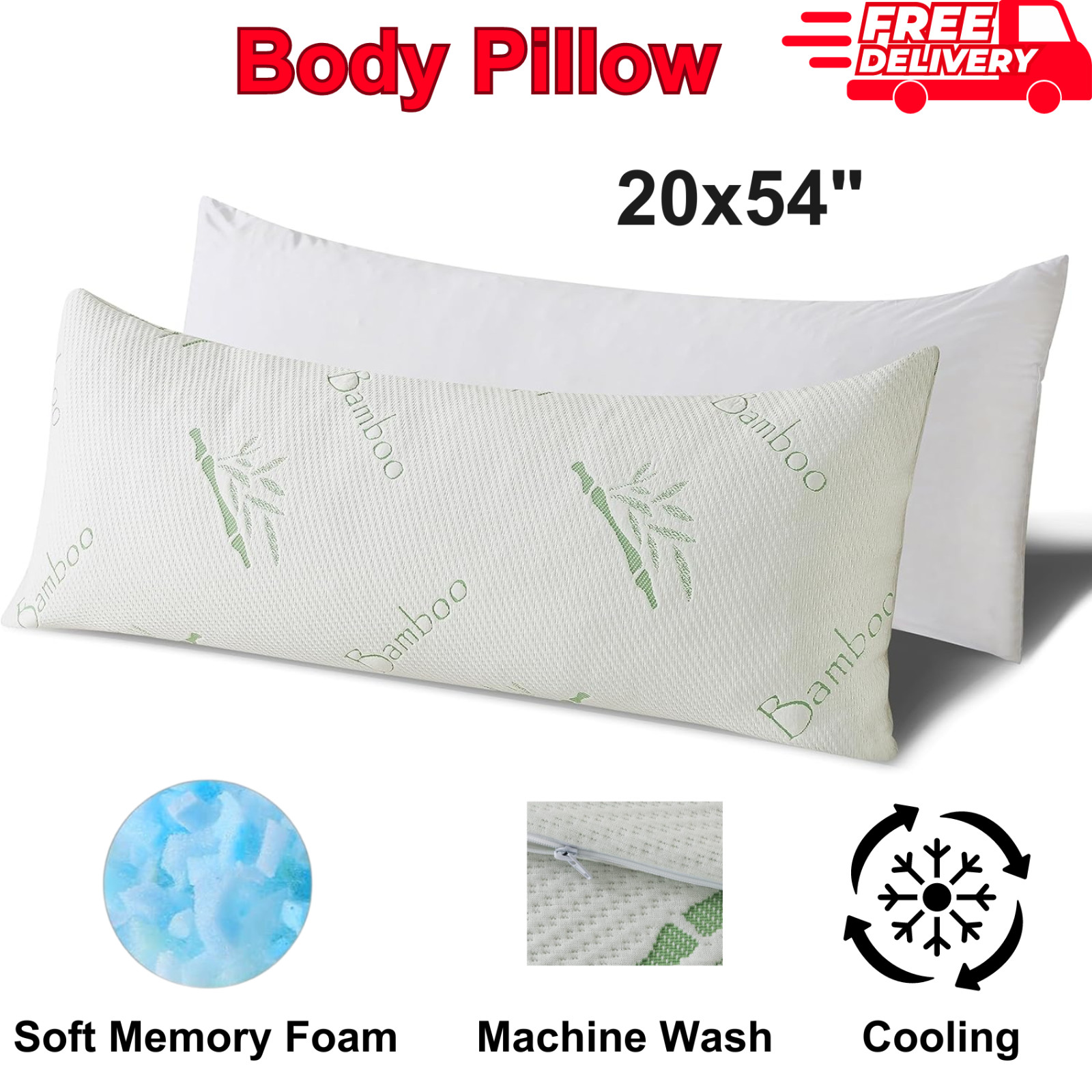 Memory Foam For Adults Maternity Pregnancy Cooling