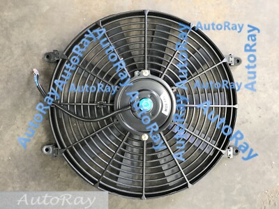  14'' 12 Volt 12V 14 inch Thermo Fan Electric Cooling + Mounting Kits Universal