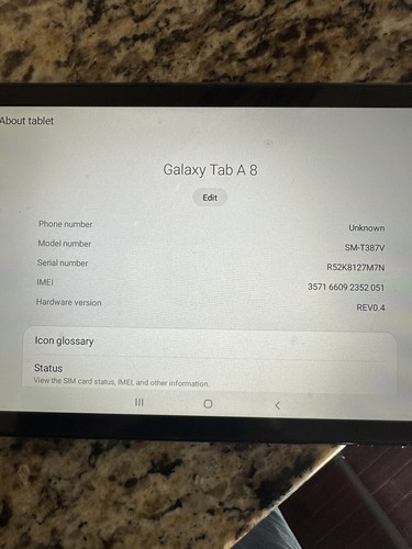 Samsung Galaxy TabA8 T387V 32GB Verizon Wi-Fi,3Screen Protector,16G MiniMemory