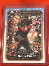 2024 Topps Holiday Baseball Elly De La Cruz Rookie H102 RC Base Cincinnati Reds