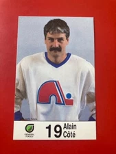 1985-86 General Foods QUEBEC NORDIQUES POSTCARD - Alain Côté