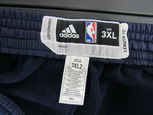 New Los Angeles Clippers Mens Size 3XL+2 Blue Adidas Long Sweat Shorts Capri - 第 3/8 張圖片