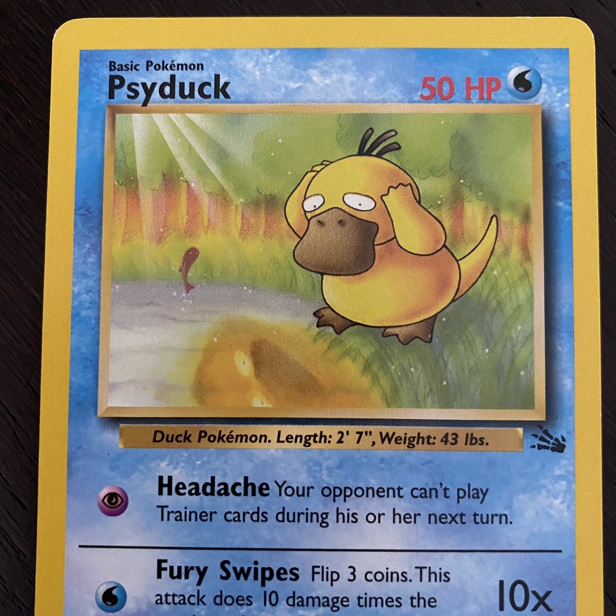 Psyduck 53/62 Fossil Set WOTC Pokemon Card MINT | eBay