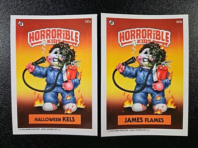 Michael Myers Halloween Kills Horrorible Kids 2 Card Set Garbage