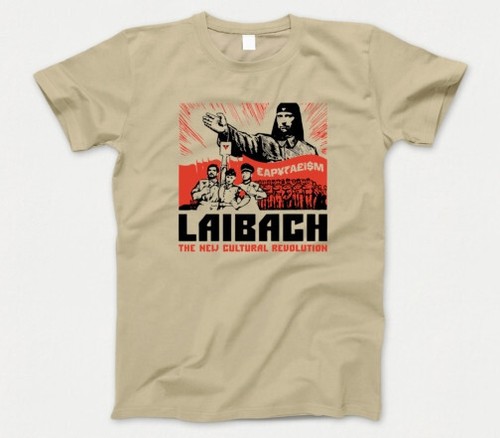 Laibach T Shirt Music Industrial Dark Wave Opus Dei Pankrti Azra Clock DVA GT220 - Picture 1 of 2