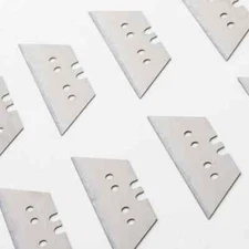 4-Hole Replacement Utility Razor Blades 8 Pack Standard Trapezoid Box Cutter