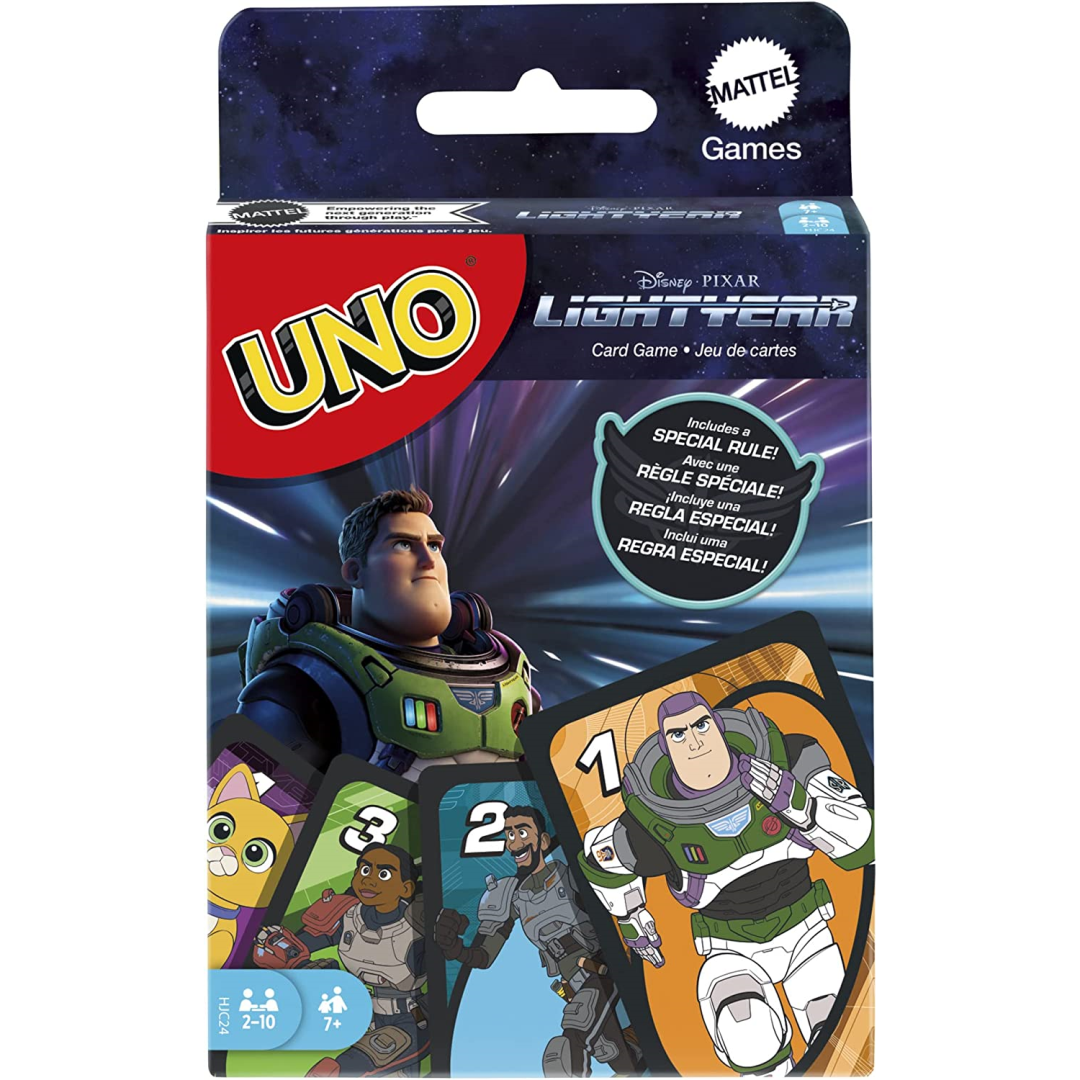Mattel Games UNO Disney and Pixar Lightyear Card Game 2-10 Players HJC24 - Image 2