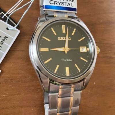Seiko】Unused, not available in Japan, SEIKO SUR377, Titanium