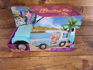 barbie jeep pink passport