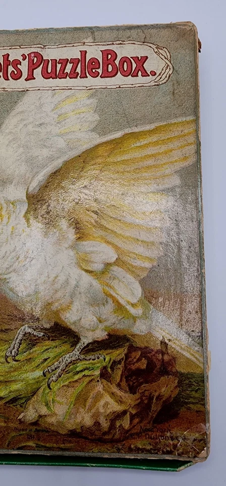 Antique Ernest Nister E.P. Dutton Little Pets' Puzzle Box. Bavaria 781   READ  - Image 3 of 4