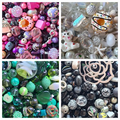 50g Perlen Mix Mischung Glasperlen Perlenset Schmuck basteln Bastelset DIY